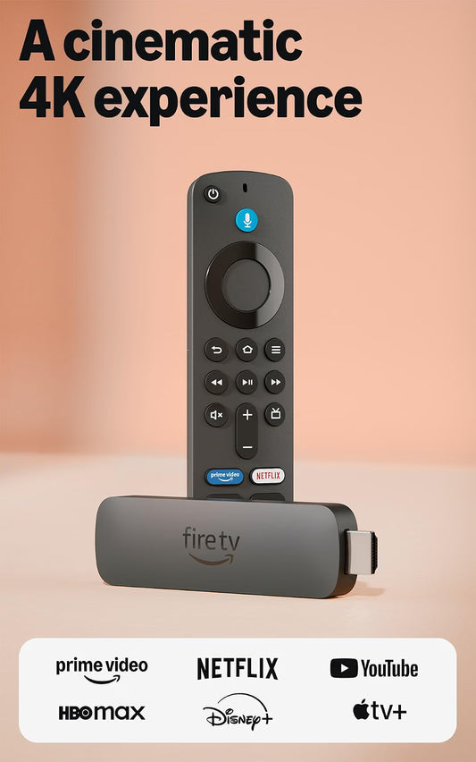 Amazon Fire TV Stick 4K Max (Newest Model), Streaming Device, with Ai-Powered Fire TV Search, Supports Wi-Fi 6E, Free & Live TV without Cable or Satellite, Find Shows Faster with Alexa+