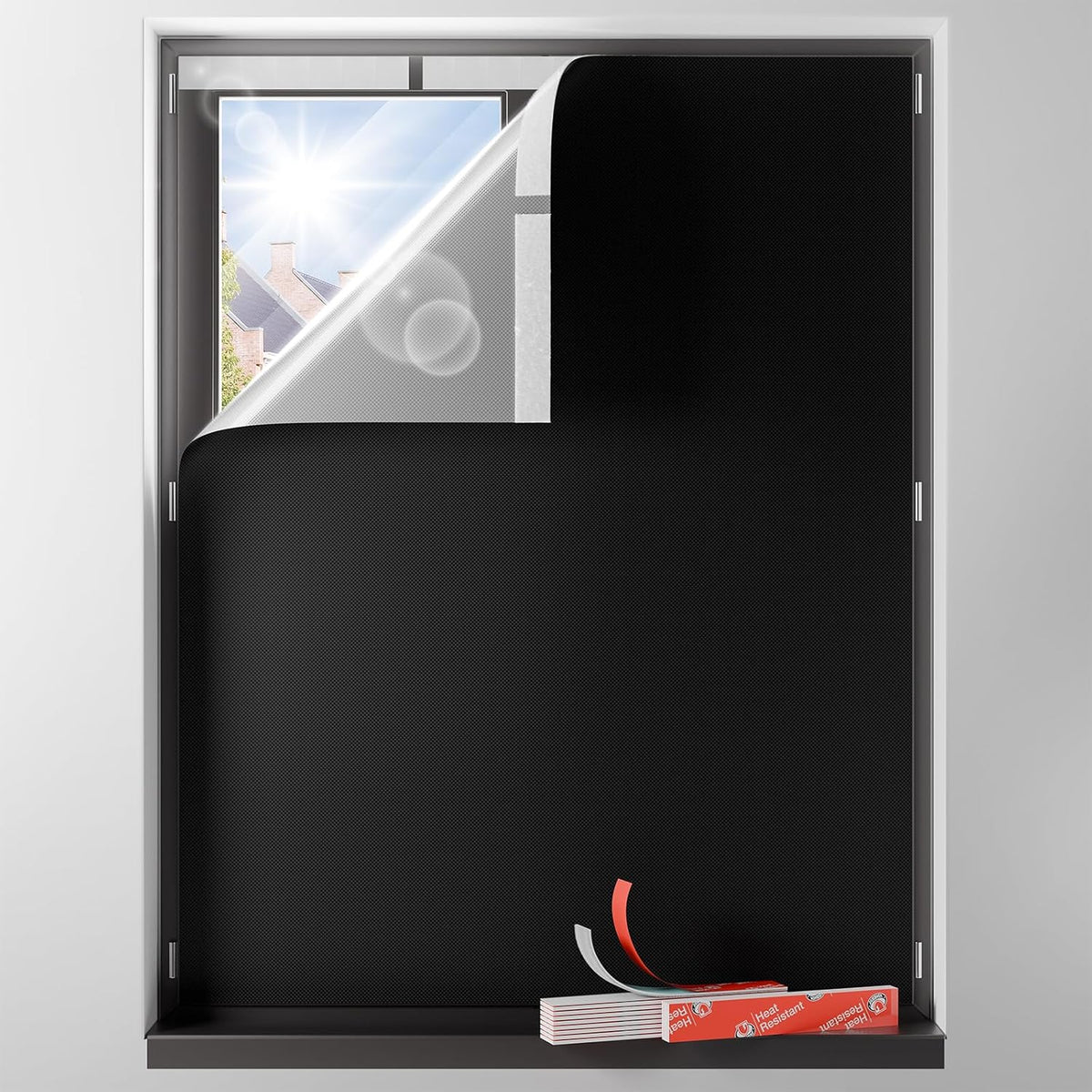 Sumobaby Blackout Curtains for Bedroom Portable 42"X60" Blackout Shades