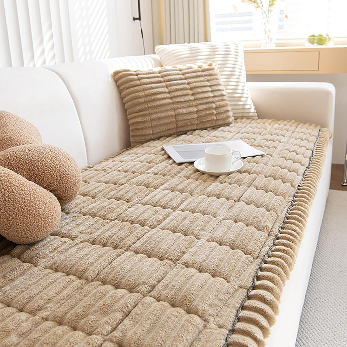 Waterproof Couch Cover for Dogs, Washable Soft Sofa Protector