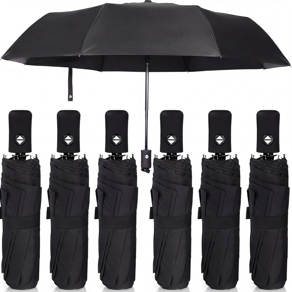 Jexine Windproof Travel Umbrella Compact Small