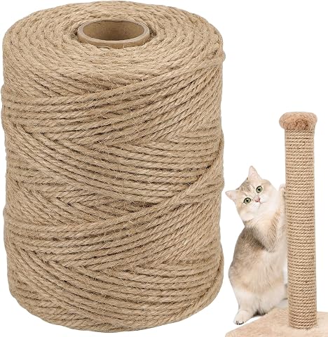 164 Feet Sisal Rope for Cat Tree & Scratching Post Replacement