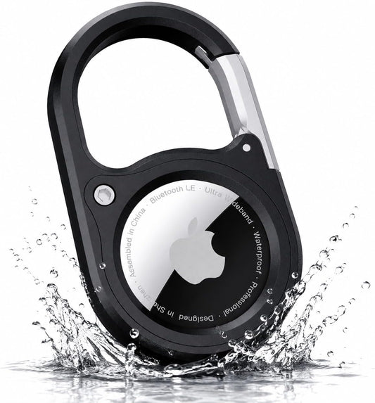 IPX8 Waterproof for Airtag Holder with Locking Carabiner