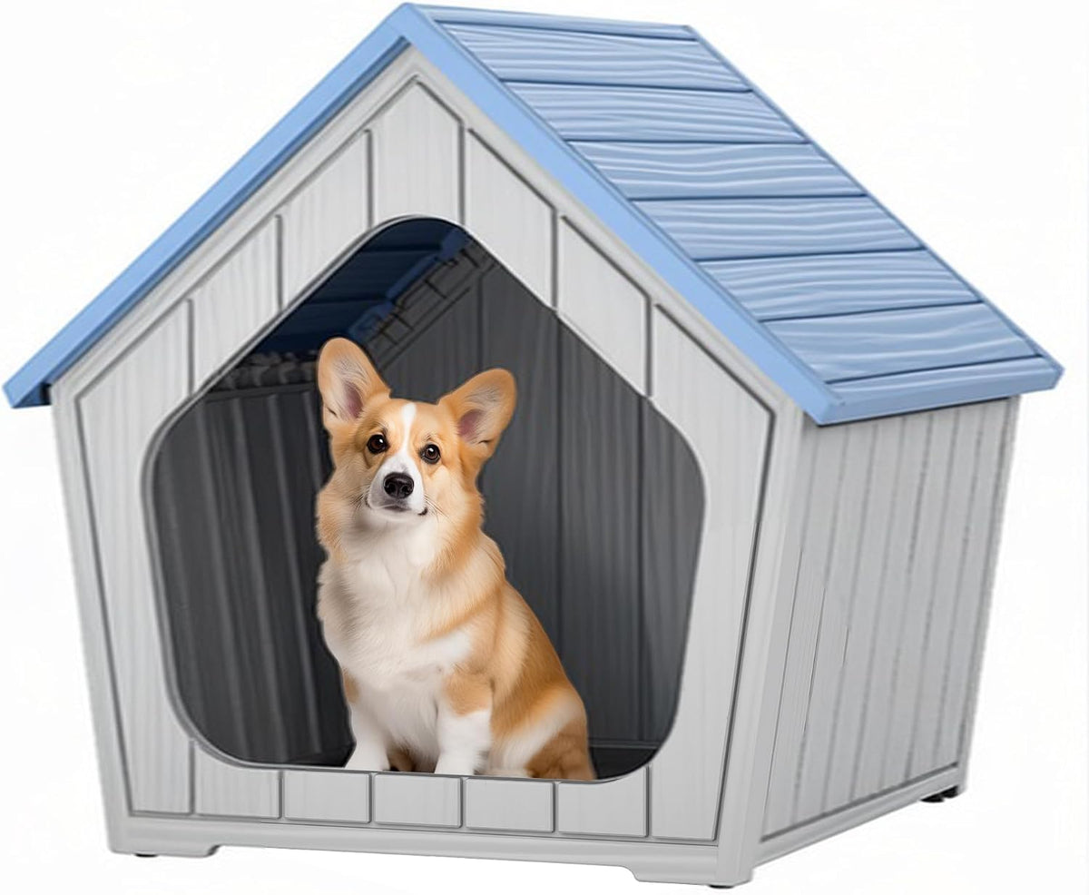 Indoor Dog House, Soft Warm Glow Dog Cave for Small & Medium Dogs