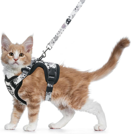 Halypet Cat Harness and Leash Set, Escape Proof Cat Harnesses