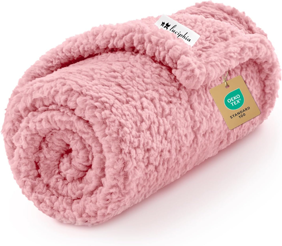 Luciphia Ultra Soft Sherpa Fleece Dog Puppy Cat Blanket for Small Pets