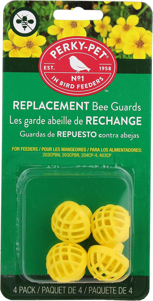 Perky-Pet Replacement Bee Guards for Hummingbird Feeders, 4-Pack