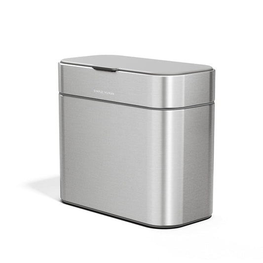Simplehuman Compost Caddy, Detachable and Countertop Bin, 4 Liter / 1.06 Gallon, Brushed Stainless Steel