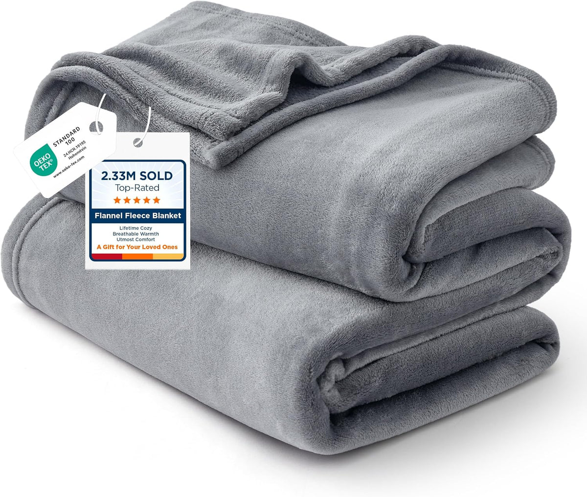 BEAUTEX Fleece Throw Blanket for Couch Sofa Bed Soft Fuzzy Plush