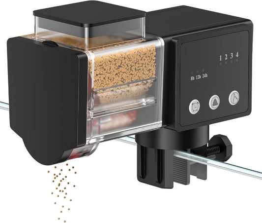 Pawfly Automatic Fish Feeder for Aquarium, 85 Ml Auto Fish Feeder Dispenser