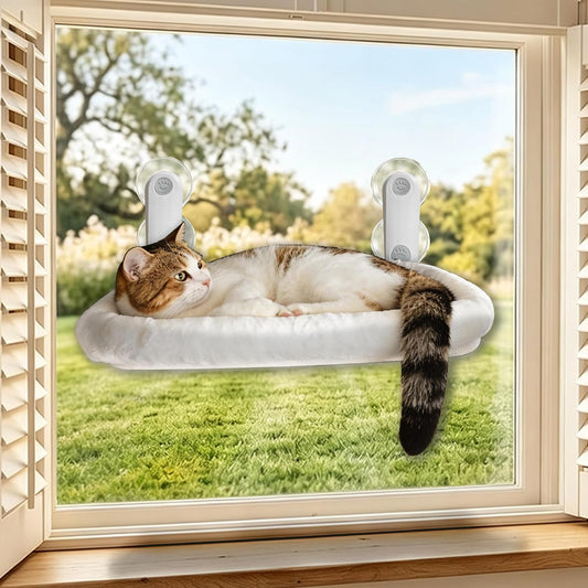 YGP Foldable Cat Window Perches with Window Hammock for Cats Inside