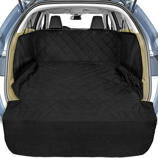Veckle SUV Cargo Liner for Dogs - Trunk Cover for SUV with Bumper Flap