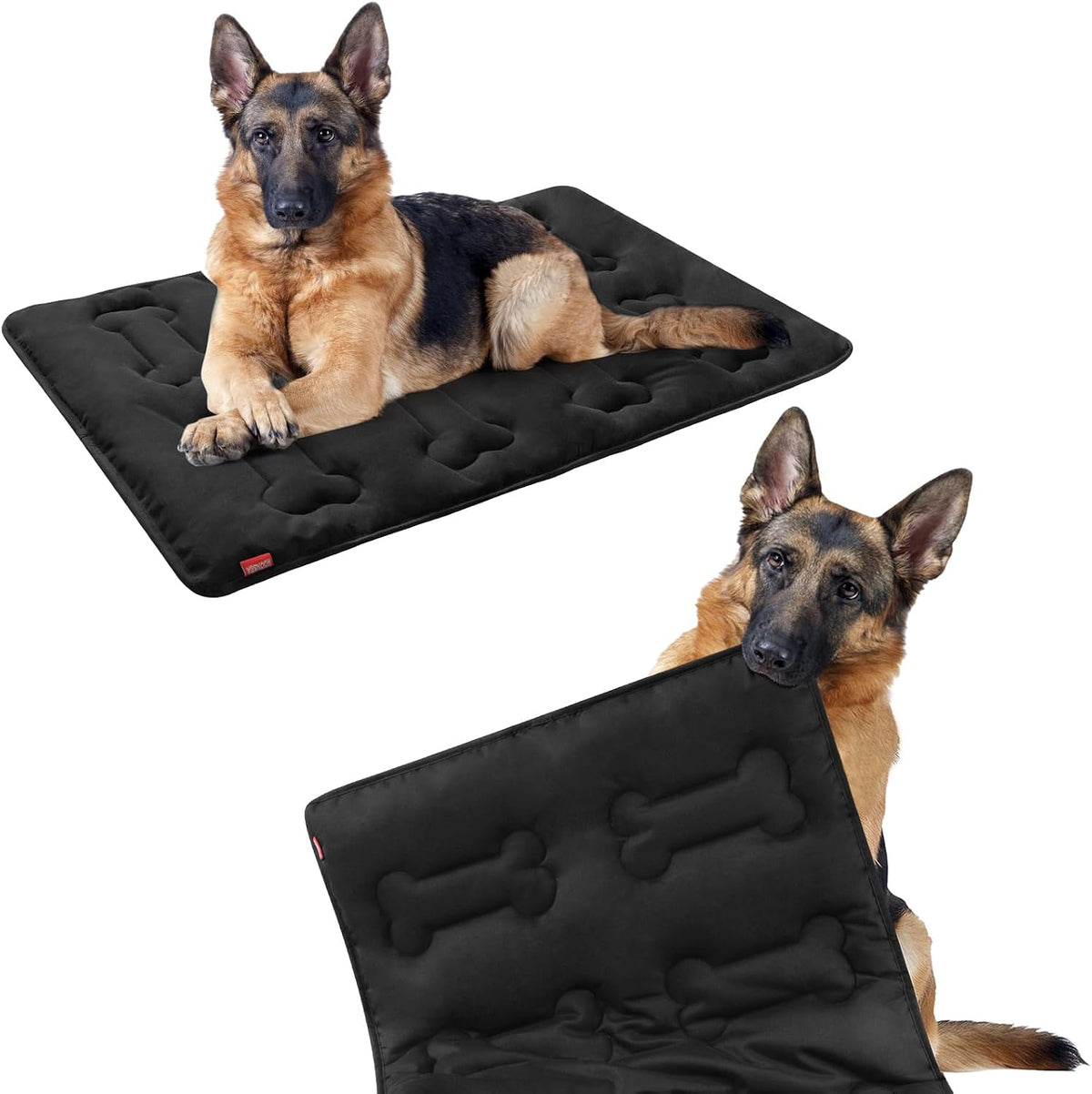 Chew Proof Dog Crate Pad, Dog Bed for Aggressive Chewers