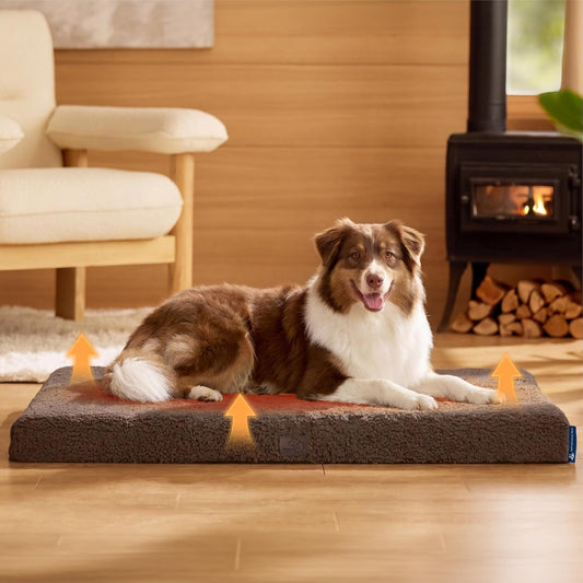 Bedsure Self Warming Orthopedic Dog Beds Large Sized Dog Washable Original