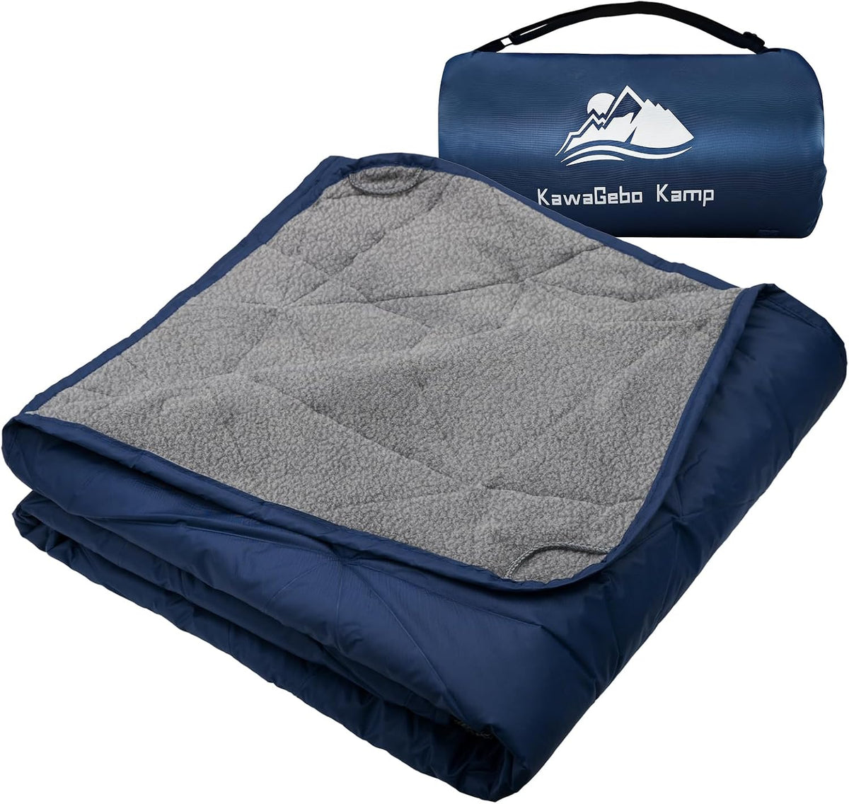 Large Waterproof Outdoor Blanket Thick Fleece 80" X 58"
