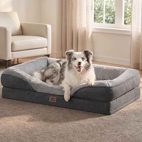 Orthopedic Dog Bed Medium Size Dog, Memory Foam Dog Bed Couch, 30" L