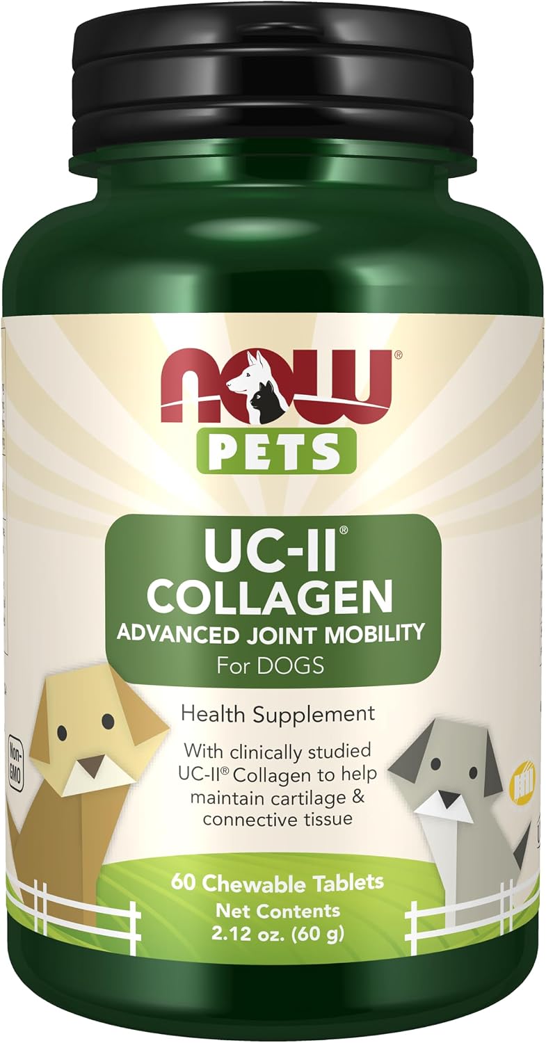 Now® Pets, UC-II® Advanced Joint Mobility Dogs, 60 Chewable Tablets