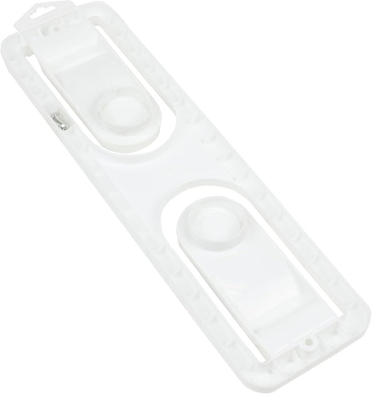 Chef Craft Select Plastic Paper Towel Holder, 12.5 Inches in Length, White