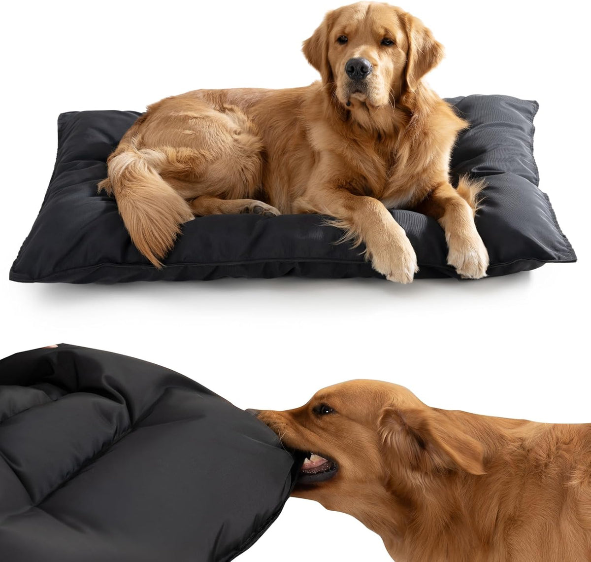 Chew Proof Indestructible Dog Bed,Large (28"X41")