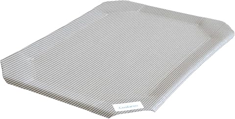 Coolaroo the Original Elevated Pet Bed Replacement Cover, Large Gunmetal , 51"L X 51"W X 0.3"Th