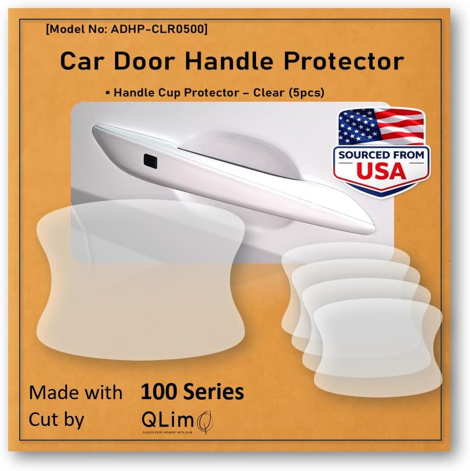 [3M]-5Pcs Customized Car Door Handle Cup Protector Made with 3M PPF