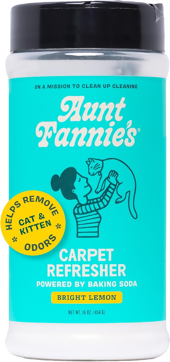 Aunt Fannie'S Cat Carpet Refresher, Bright Lemon, 16 Oz, Pack of 6