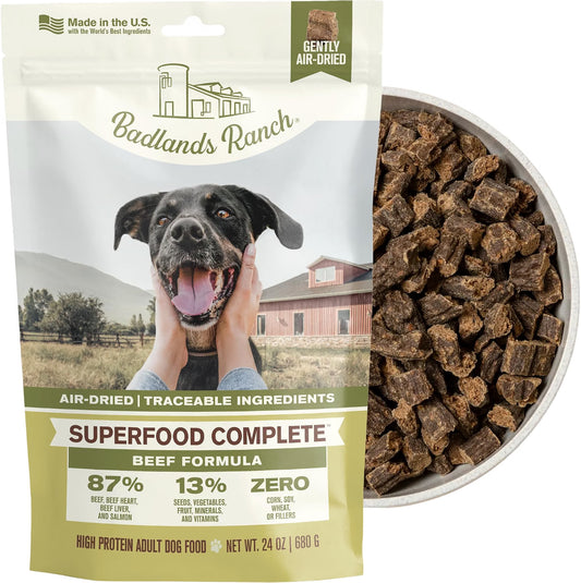 BADLANDS RANCH Superfood Bite Freeze-Dried Chicken Dog Treats, 4 Oz