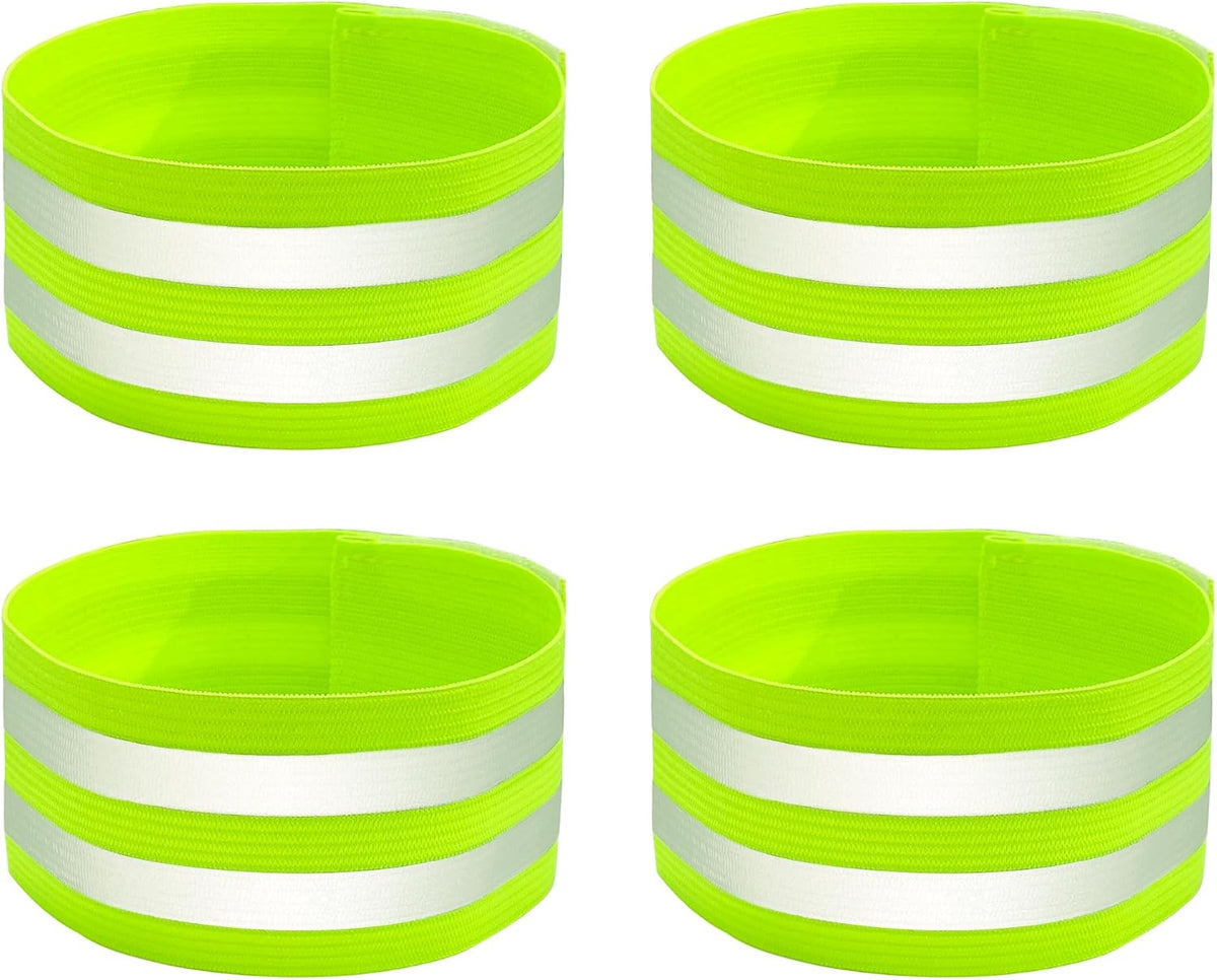 Blingkingdom 4 PCS High Visibility Reflective Running Gear