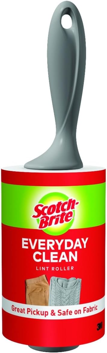 Scotch-Brite Lint Roller, Works Great on Pet Hair, 95 Sheets Total, 1 Pack