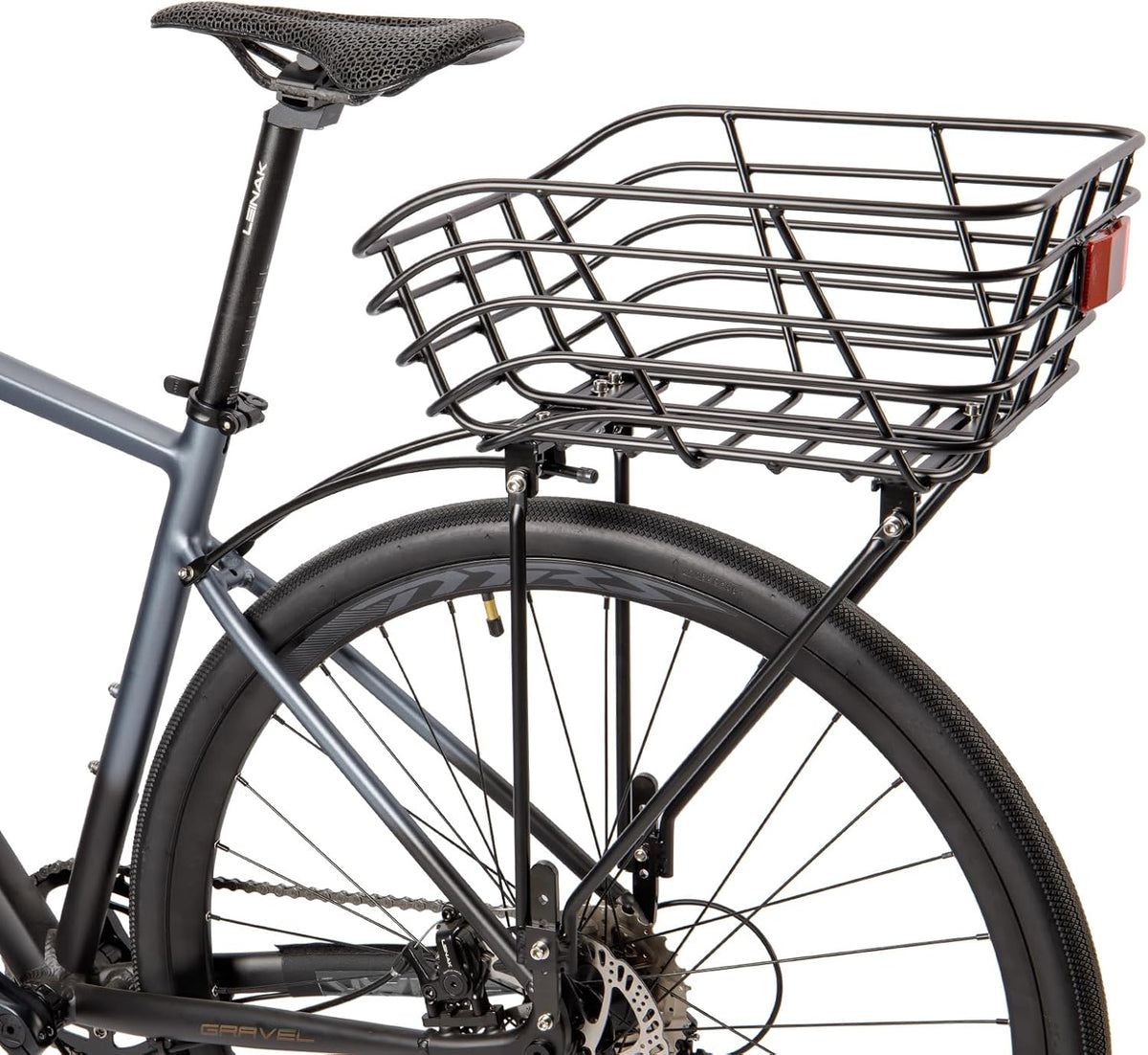 Rear Bike Basket with Rack - Bicycle Basket Cargo Fit 26”-29” and 700C