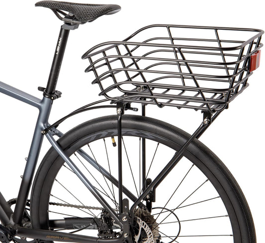 Rear Bike Basket with Rack - Bicycle Basket Cargo Fit 26”-29” and 700C
