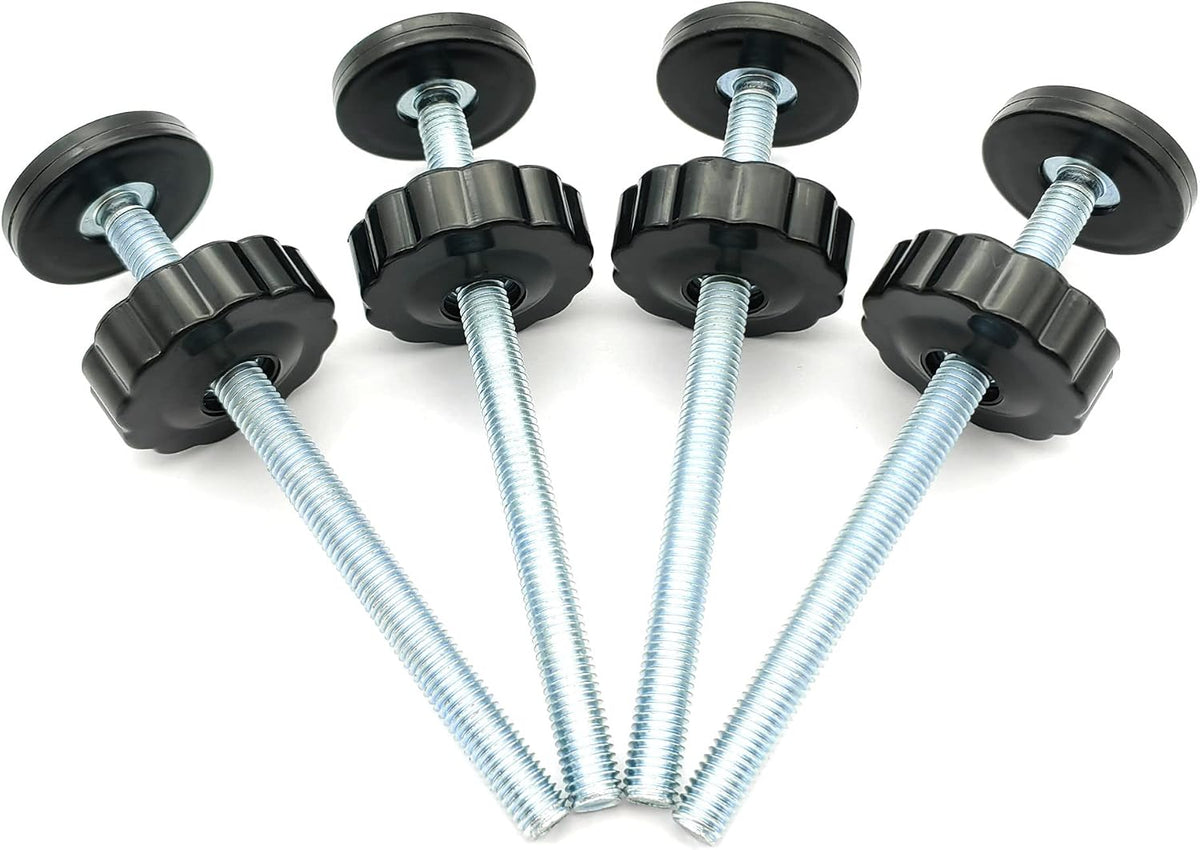 Vmaisi 4 Pack 8MM Baby Gates Threaded Spindle Rod, Replacement Parts Kits