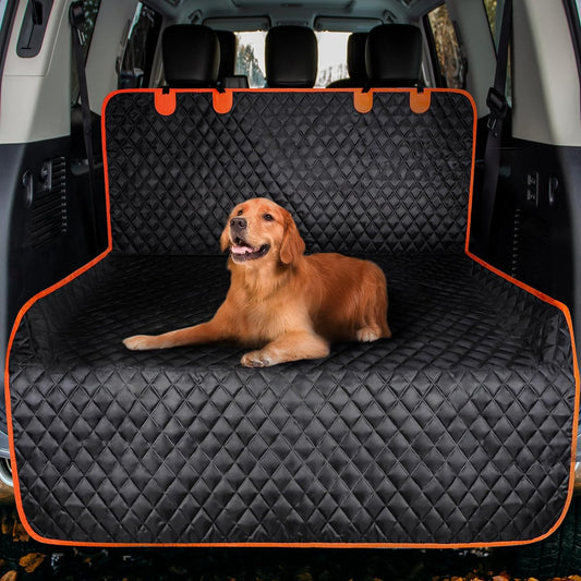 MIXJOY SUV Cargo Liner for Dogs - Trunk Cover with Bumper Flap Protector