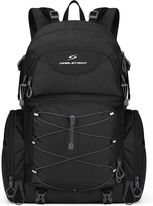 Maelstrom 40L Hiking Backpack, Lightweight Camping Daypack with Rain Cover