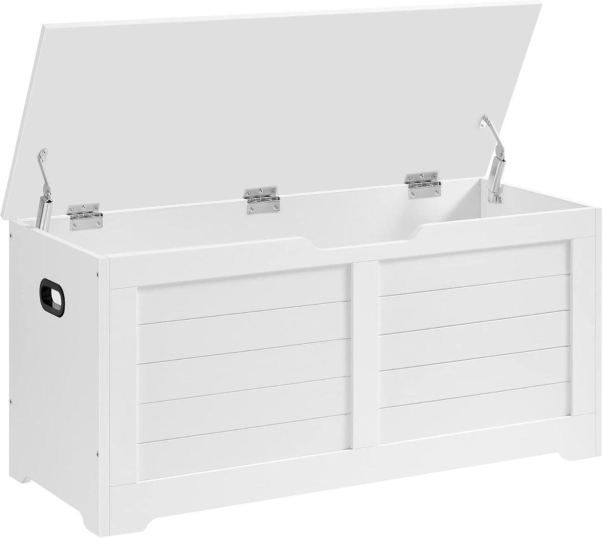 VASAGLE Storage Chest, 39.4 Inches Width Bench with 2 Safety Hinges