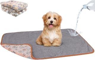 YUEPET 2 Pack Waterproof Dog Blankets for Small Dogs, Puppy Blanket 30"X20"