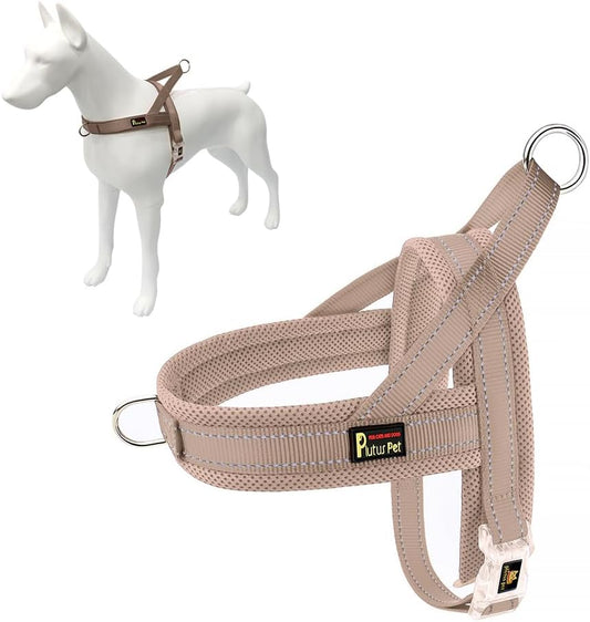 Plutus Pet No Pull Dog Harness for Medium Sized Dog, Breathable Mesh Padded