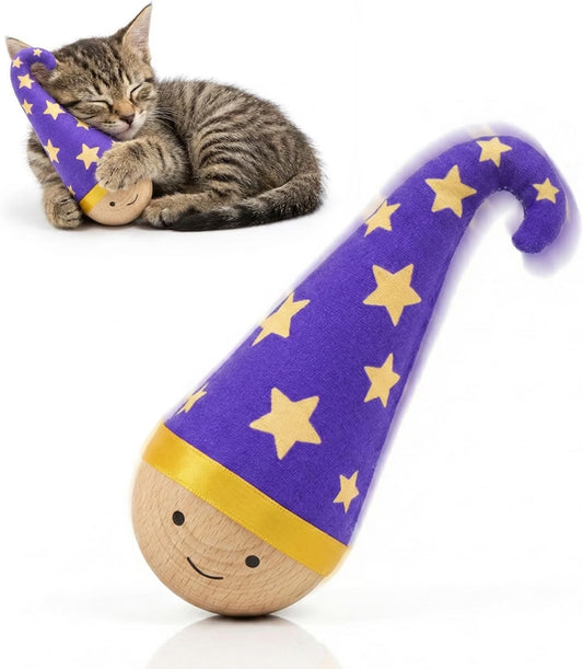 Meohui 31Pcs Cat Ball Toy Launcher Gun, Cat Balls Fetch Cat Toys