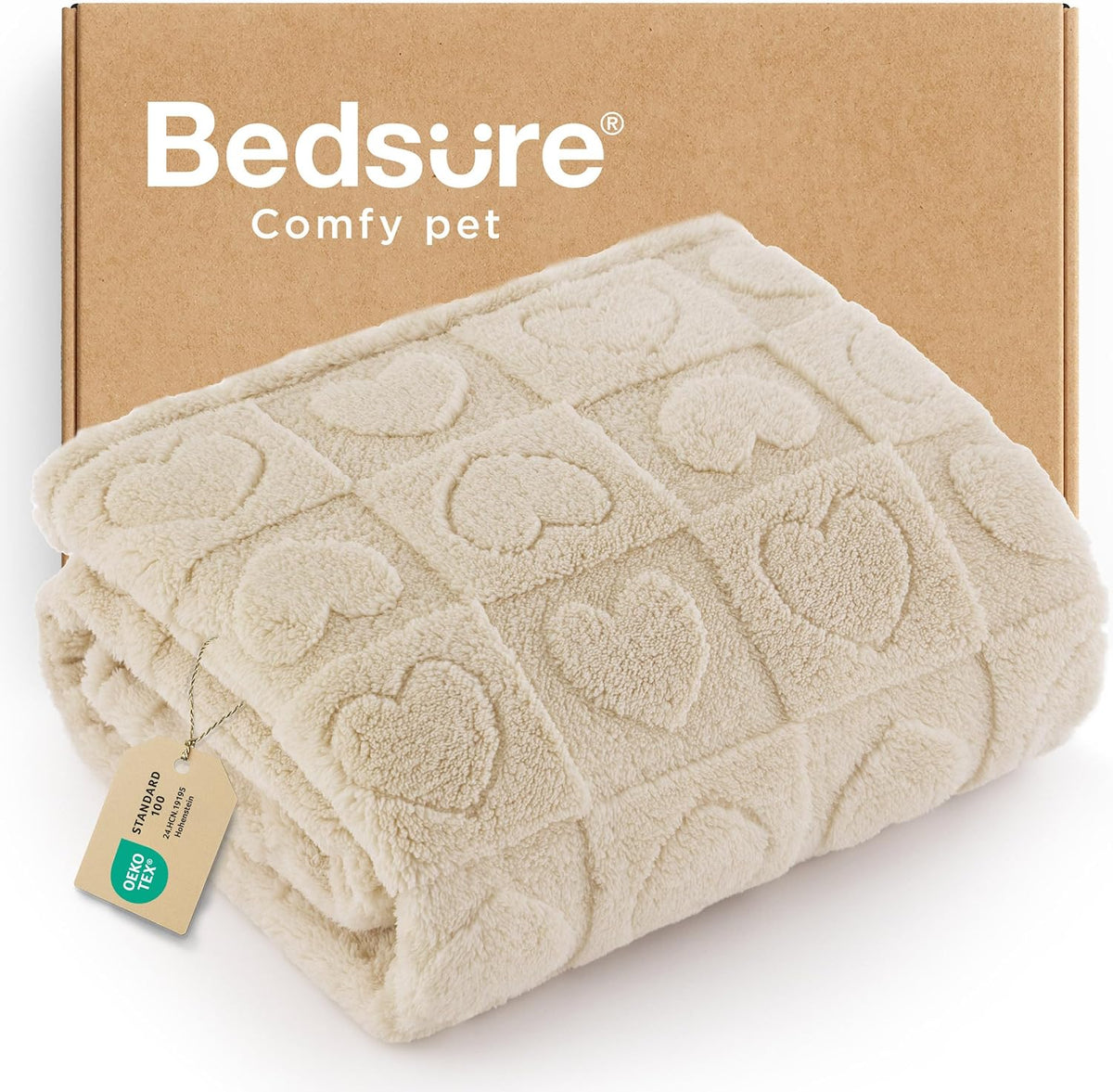 Bedsure Dog Blanket for Small Dogs, Cats & Puppy, Ultra Soft Fleece, 25X35