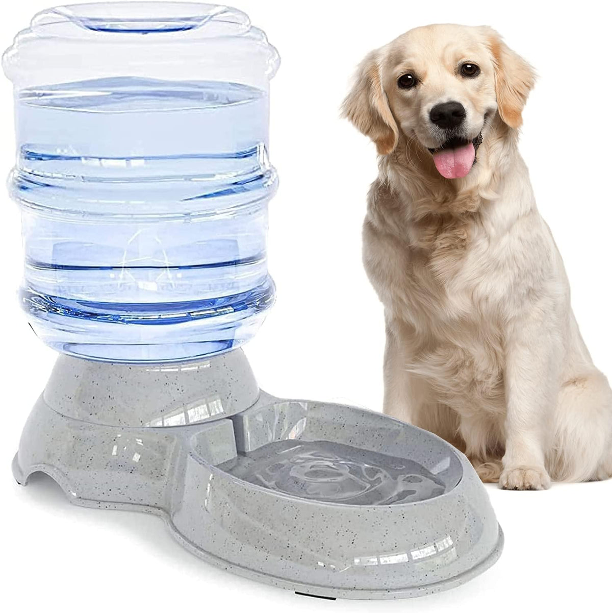 Dog Water Bowl Dispenser,3 Gallon/ 11L Pet Water Dispenser Station for Large Dogs and Cats,Gravity Automatic Feeder,Large Size Dog Drinking Fountain