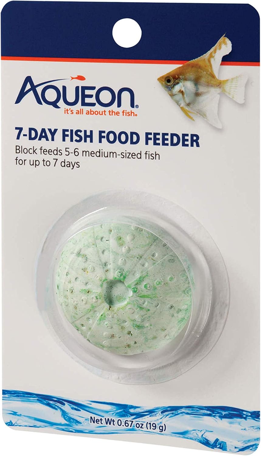 Aqueon Vacation Fish Feeder, Fish Food, 3 Day - 4 Pack