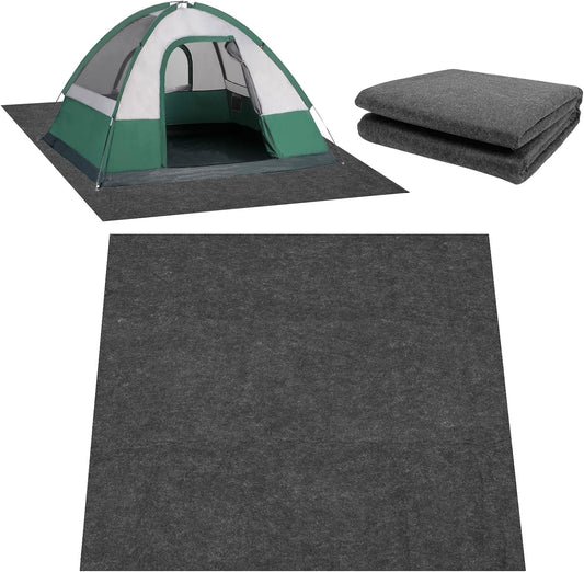 CIEOVO Camping Tent Carpet Mat, 6 X 6 Ft Waterproof Rug for Outdoor Use, Dark Gray