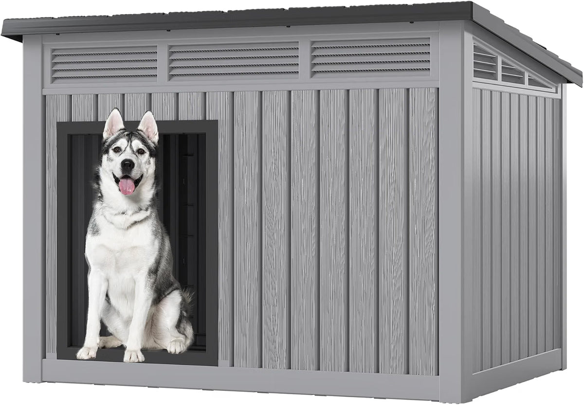Hovicaed Indoor Dog House Extra Large Sized Dog Tent with Cave Bed 42X30Ins