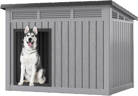 Hovicaed Indoor Dog House Extra Large Sized Dog Tent with Cave Bed 42X30Ins