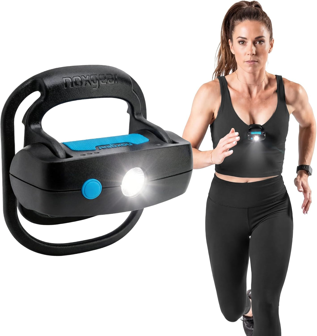 Noxgear Nomad Clip-On Running Light 500 Lumen Wearable Flashlight