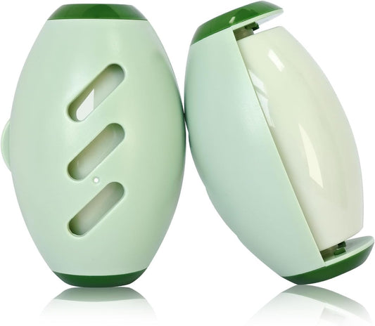 2 Pack Reusable Lint Roller Portable Mini Lint Remover Cat Pet Hair Rollers Travel Size Sticky Cleaner Dog Hair Remover for Clothes Washable Gel Lint Roller Ball