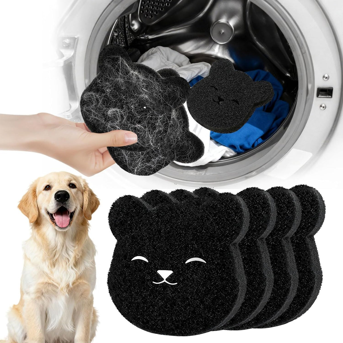 Dryer Balls for Pet Hair Reusable Dryer Balls for Bedding Clothes