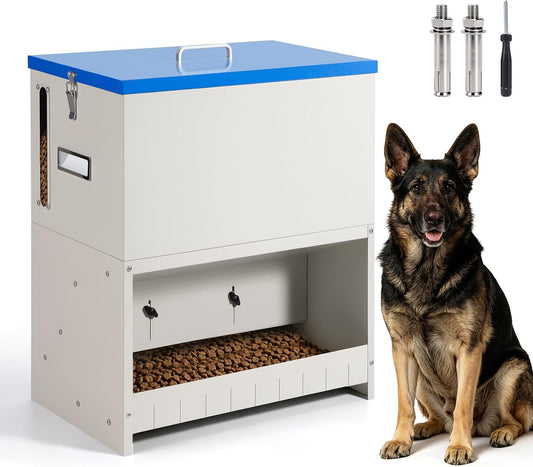 50Lbs Automatic Dog Feeder- Gravity Dog Feeder for Large Dog