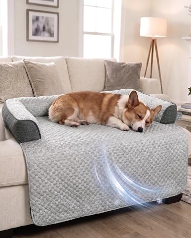 Cooling Dog Bed, Self-Cooling Pet Bed Mat for Dogs and Cats, Blue (Blue, Small)