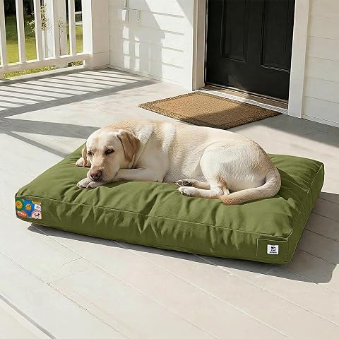 Dog Bed Crate Pad for Small Dogs 24"X18" White