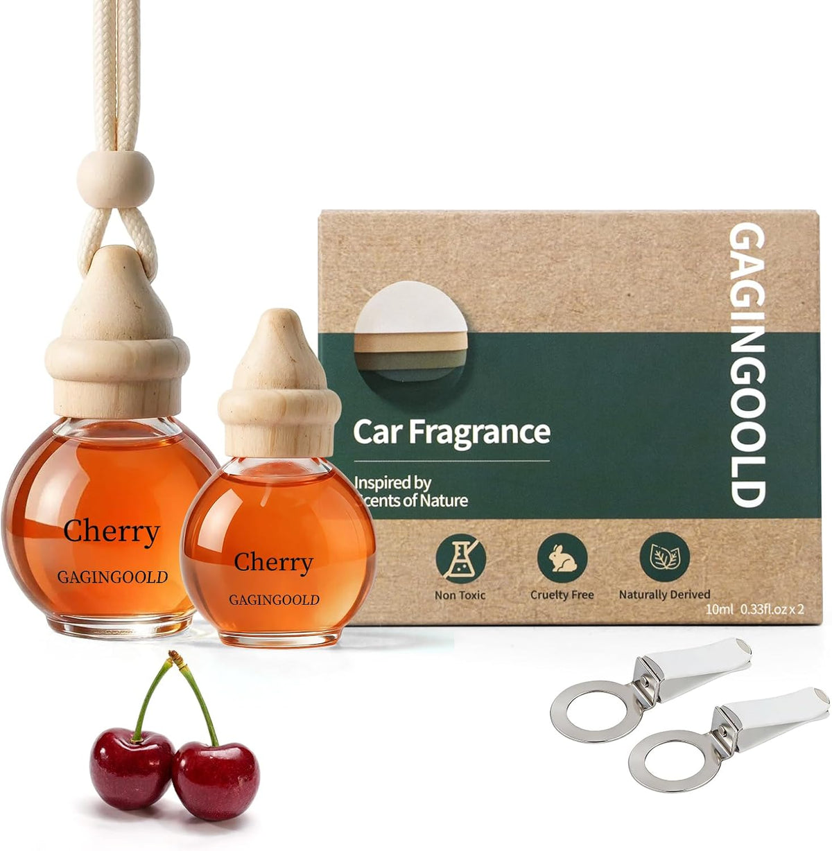 2 Pack Car Air Freshener, Hanging Essential Oil Air Freshener
